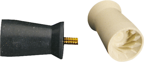 Young 52301 gummikopper, hvide turbo,144 stk.