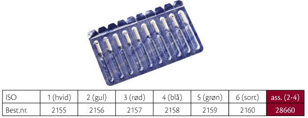 VDW Ekstirpationsnåle ass. str.  XXF-F, 10 stk.