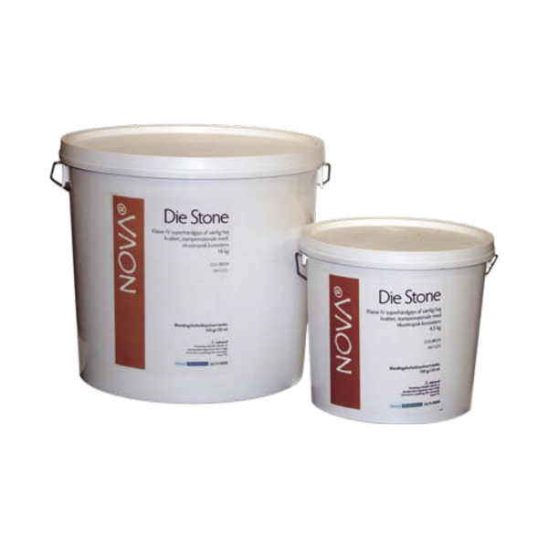 Nova Die Stone superhårdgips, 18 kg.