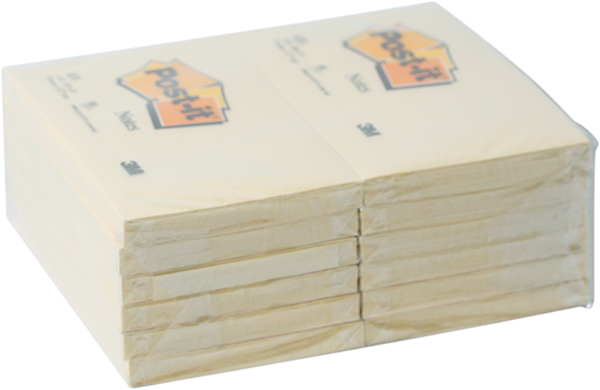 Post-it blokke 76 x 102 mm, 12 stk.
