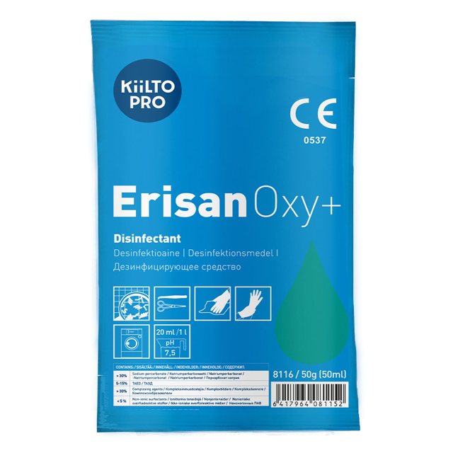 Kiilto Pro Erisan Oxy+, 50 breve á 50 g 