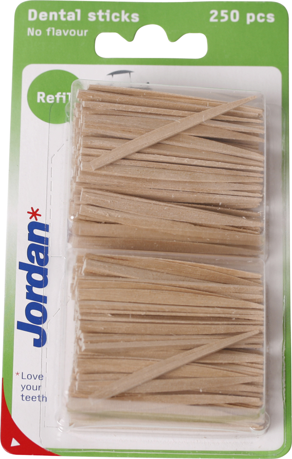 Udgået - Jordan tandstikkere, 2 x 125 stk.