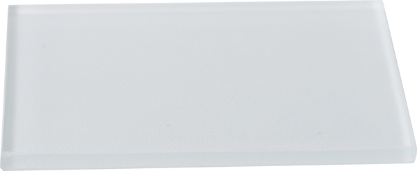 Glasplade 95 x 70 x 5 mm, stk.