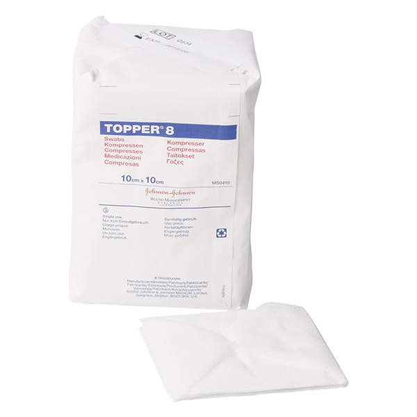 Topper 8, 10 x 10 cm, 40 pakker