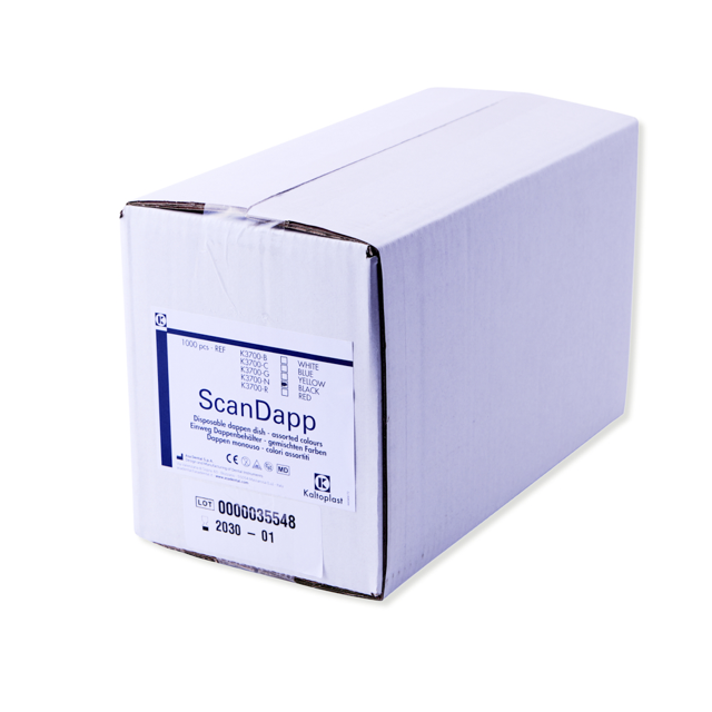 ScanDapp dappenbægre, sorte, 1000 stk.