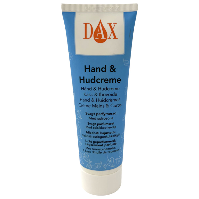 DAX Hånd & Hudcreme svagt parfumeret, tube, 125 ml