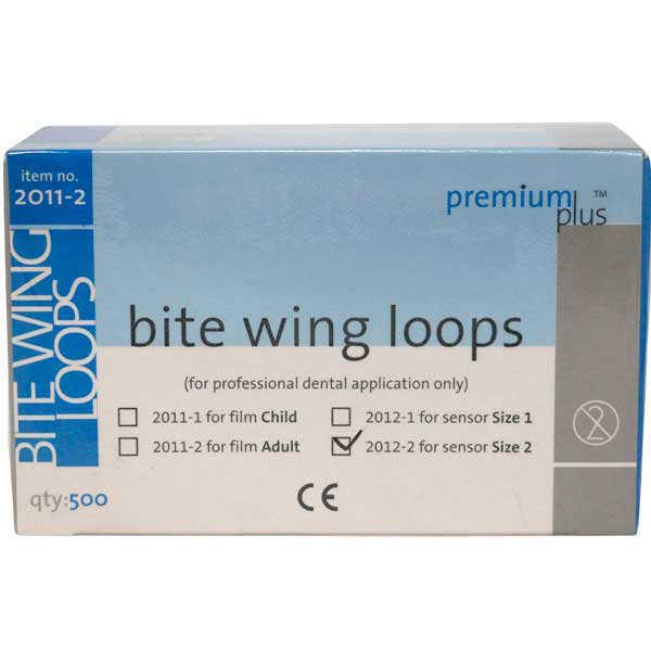 Bite Wing Loops t/sensor str 2, 500 stk