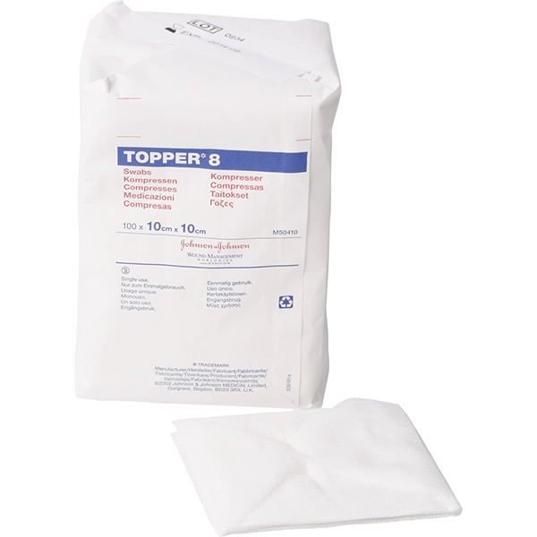 Topper 8, 10 x 10 cm, 100 stk.