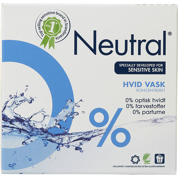 Neutral Compact Hvid Vask, 975 g