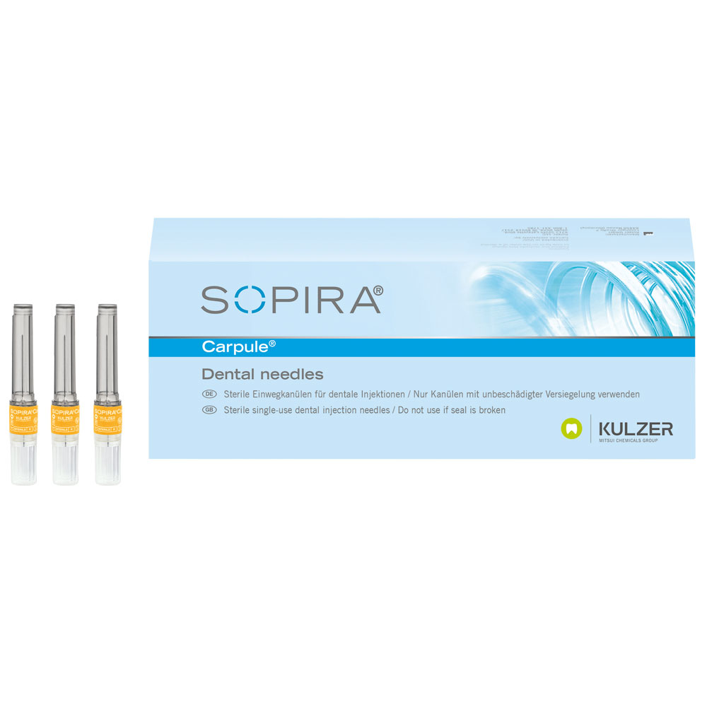 Kulzer Sopira kanyler 27G short, 25 mm, 100 stk.