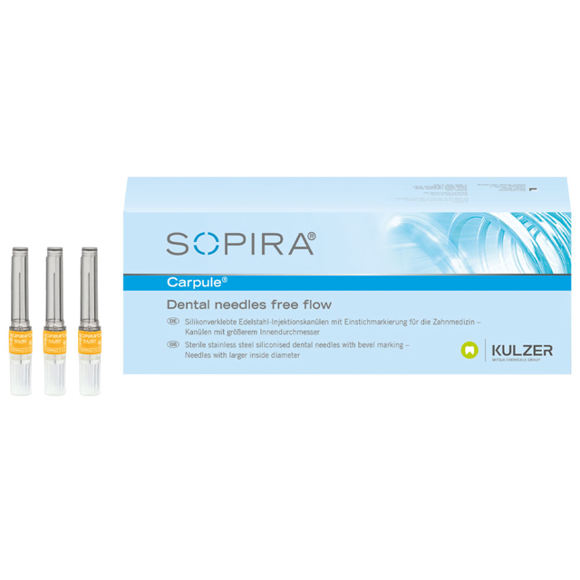 Sopira Free Flow kanyler 27G short, 25 mm, 100 stk