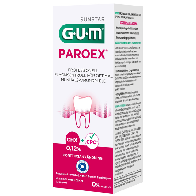 GUM Paroex mundskyl med 0,12% CHX, 300 ml