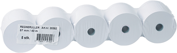 Regneruller 57 mm/40 m, 5 stk.