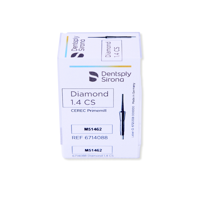 CEREC Primemill diamant bor, 1,4 CS, 6 stk.