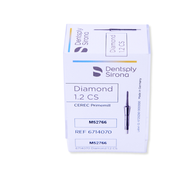 CEREC Primemill diamant bor, 1,2 CS, 6 stk.
