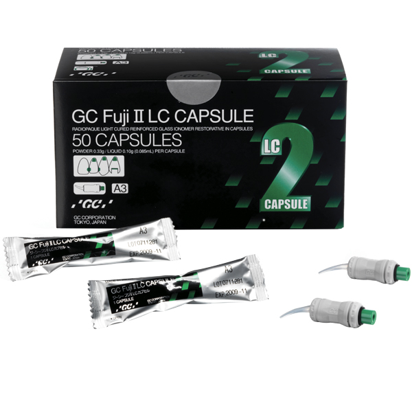 Fuji II LC kapsler farve A3, 50 stk.