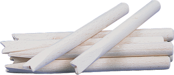 Bidepinde af træ, 10 stk.