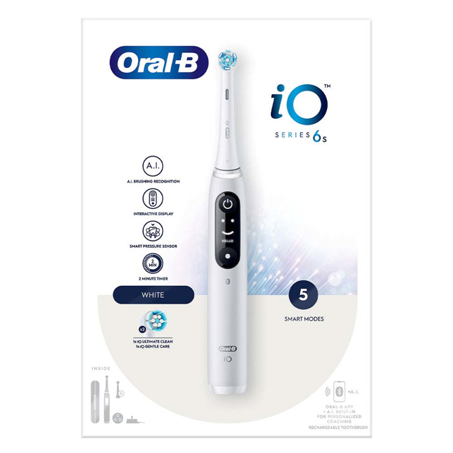 Oral-B iO6 M6 White el-tandbørste