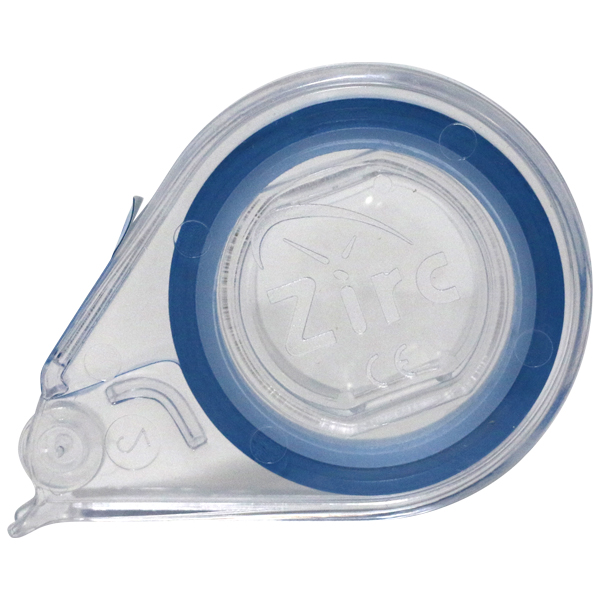 Zirc farvemarkeringstape, neon blå, 3 meter