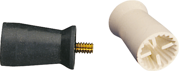 Young 51301 gummikopper, hvide, 144 stk.